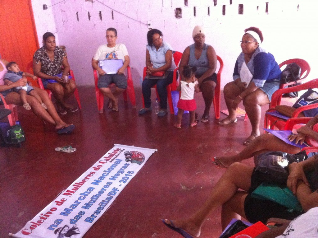 oficina do projeto “Se tem mulher, tem luta: todas contra o zika”