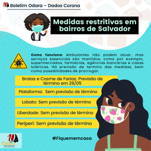 Medidas restritivas em bairros de Salvador