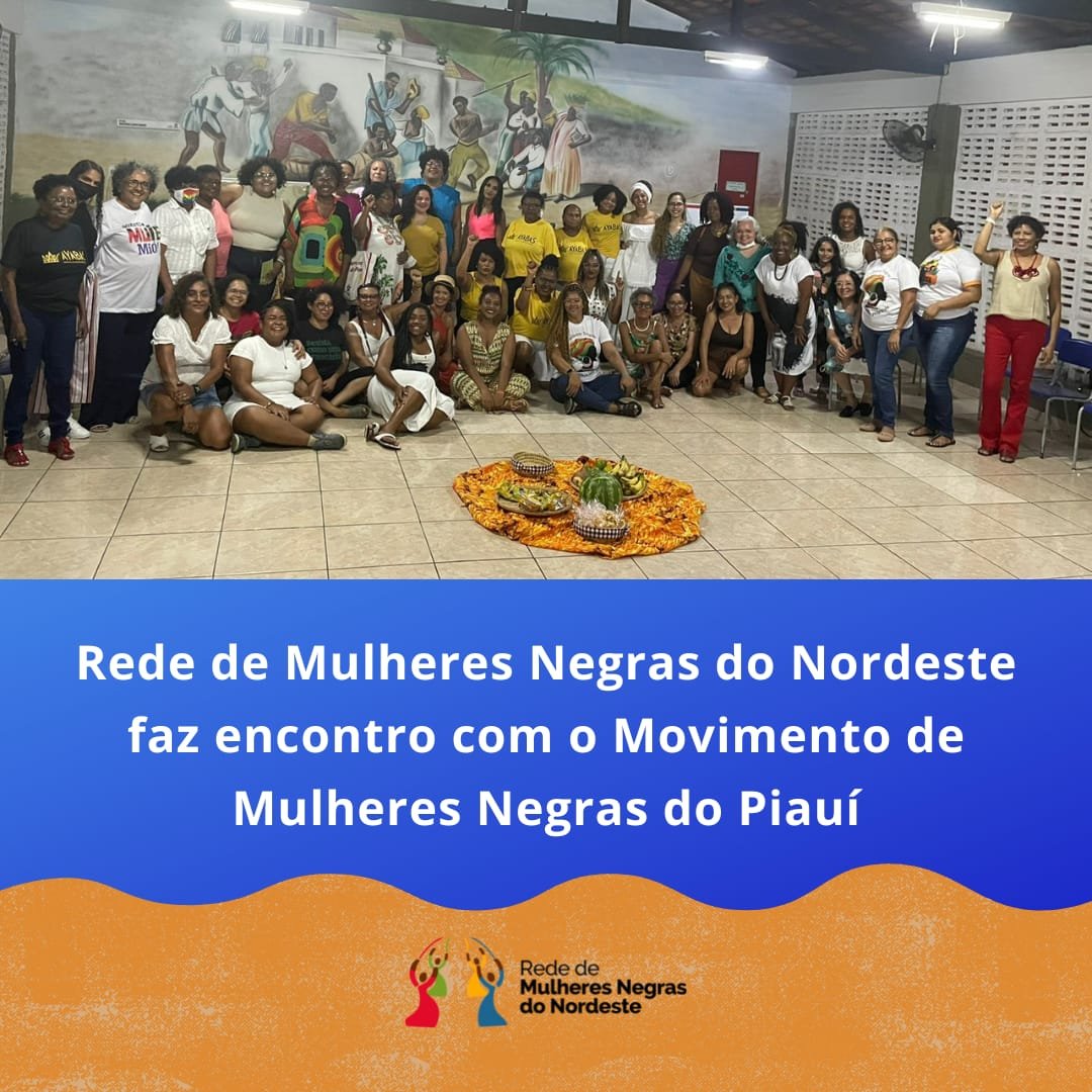 Rede de Mulheres Negras do Nordeste faz encontro com o Movimento de Mulheres Negras do Piauí