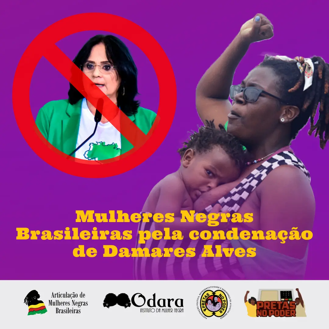 Odara - Mulheres Negras Brasileiras pela condenação de Damares Alves