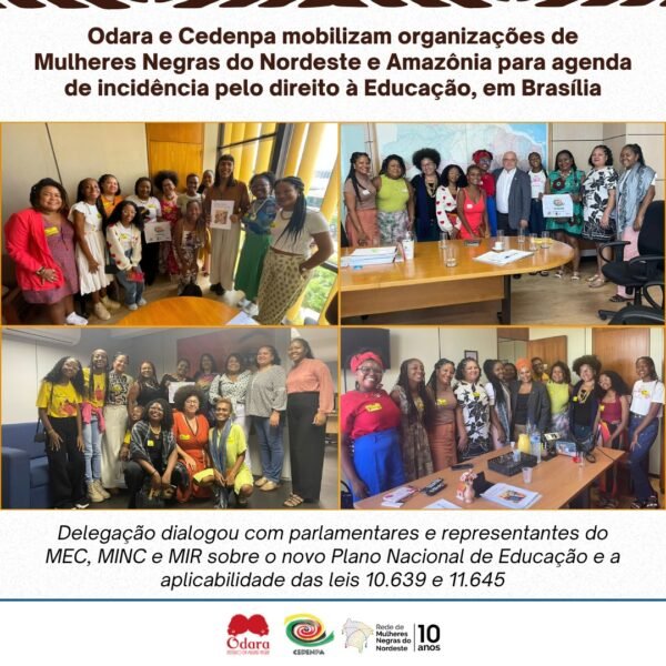 Odara e Cedenpa mobilizam organizações de Mulheres Negras do Nordeste e Amazônia para agenda de incidência pelo direito à…
