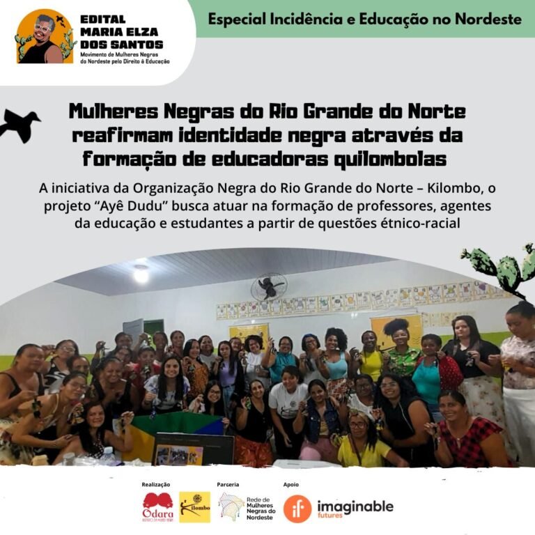 Mulheres Negras do Rio Grande do Norte reafirmam identidade negra através da formação de educadoras quilombolas