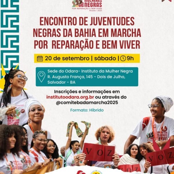 Juventudes Negras da Bahia realizam encontro de mobilização rumo à Marcha das Mulheres Negras