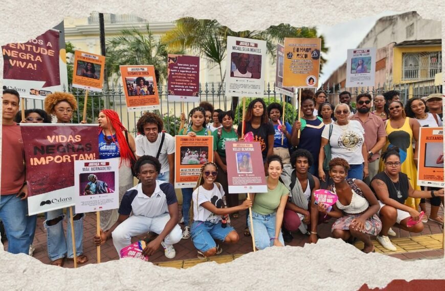 “Acorda, Ministério Público”: ato em Salvador cobra respostas e expõe permanência da violência de Estado contra a juventude negra