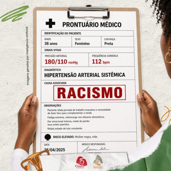 #OpiniãOdara – A Pressão de Existir: Hipertensão, Racismo e a Vida das Mulheres Negras