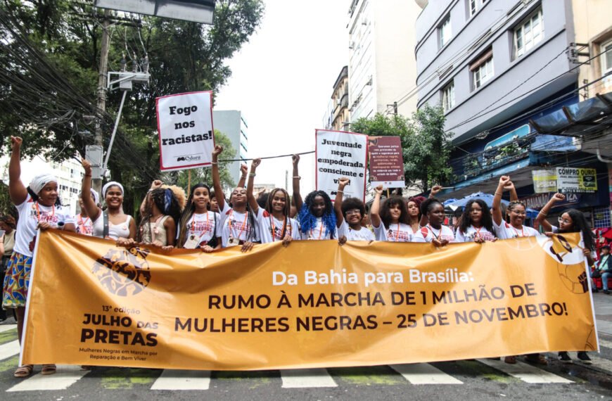 Marcha das Mulheres Negras da Bahia acontece neste sábado (25), em Salvador (BA)